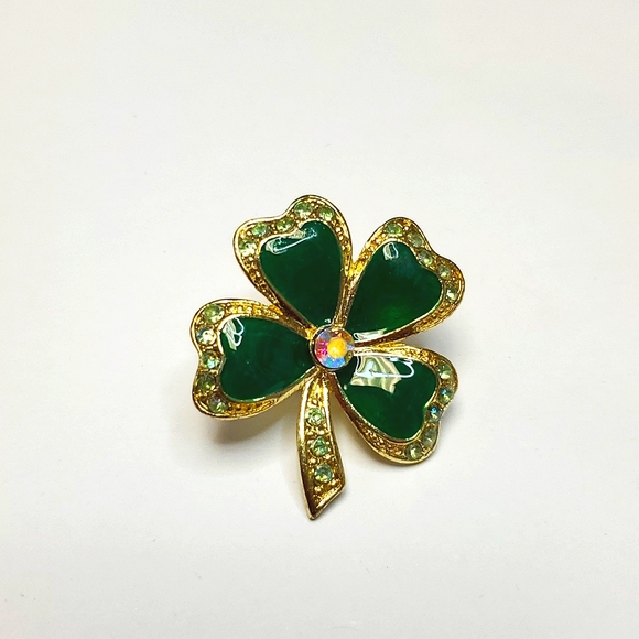 2005 Avon lucky shamrock pin - Picture 1 of 8